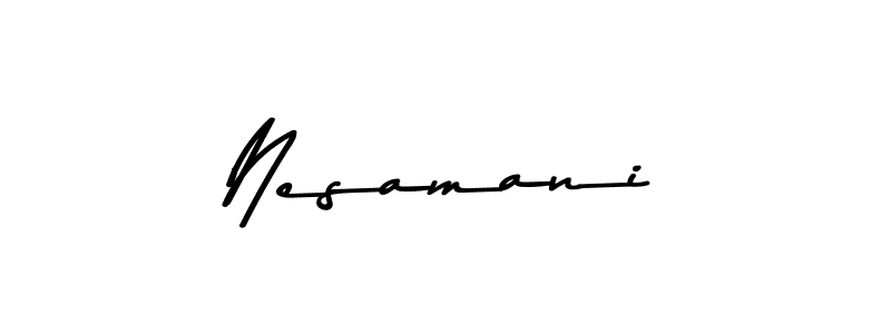 You should practise on your own different ways (Asem Kandis PERSONAL USE) to write your name (Nesamani) in signature. don't let someone else do it for you. Nesamani signature style 9 images and pictures png