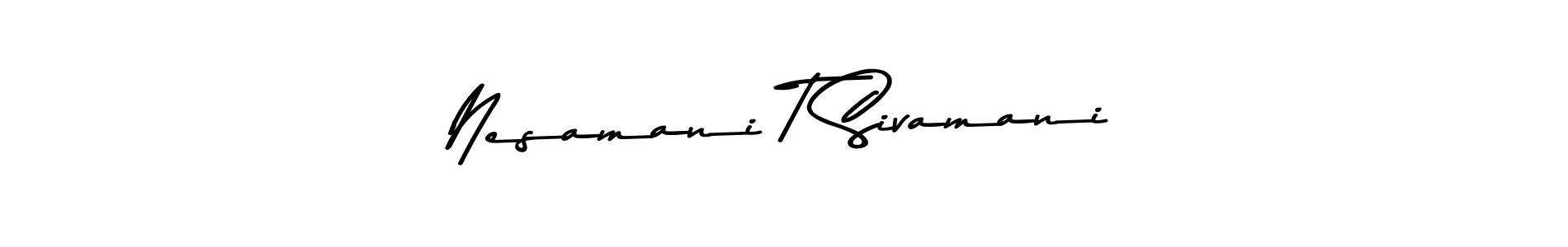 It looks lik you need a new signature style for name Nesamani T Sivamani. Design unique handwritten (Asem Kandis PERSONAL USE) signature with our free signature maker in just a few clicks. Nesamani T Sivamani signature style 9 images and pictures png