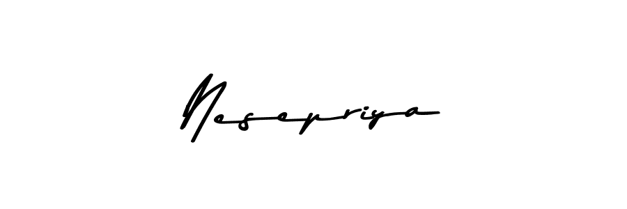 You should practise on your own different ways (Asem Kandis PERSONAL USE) to write your name (Nesepriya) in signature. don't let someone else do it for you. Nesepriya signature style 9 images and pictures png