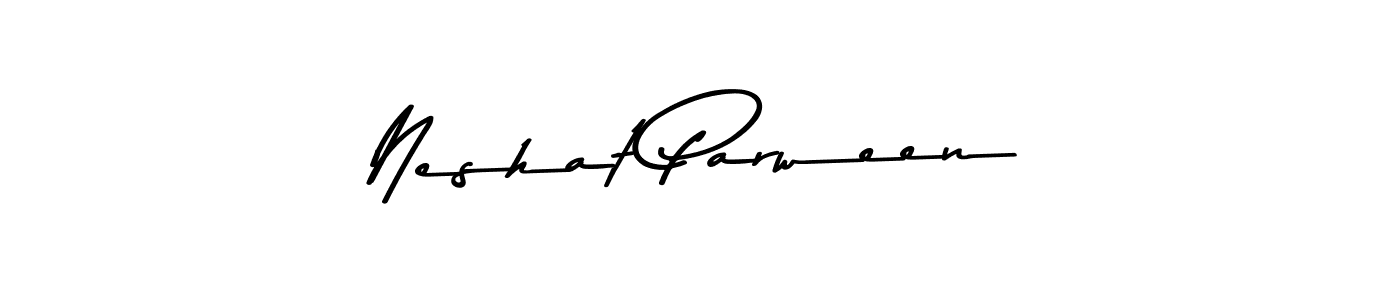 You should practise on your own different ways (Asem Kandis PERSONAL USE) to write your name (Neshat Parween) in signature. don't let someone else do it for you. Neshat Parween signature style 9 images and pictures png