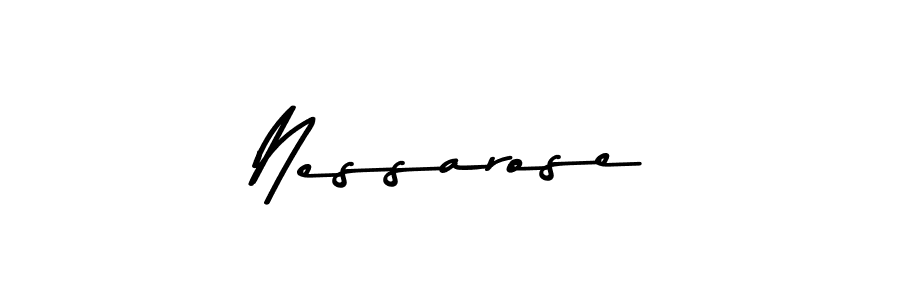 Here are the top 10 professional signature styles for the name Nessarose. These are the best autograph styles you can use for your name. Nessarose signature style 9 images and pictures png