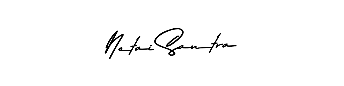 Also You can easily find your signature by using the search form. We will create Netai Santra name handwritten signature images for you free of cost using Asem Kandis PERSONAL USE sign style. Netai Santra signature style 9 images and pictures png