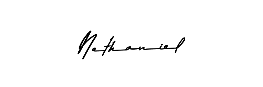 Use a signature maker to create a handwritten signature online. With this signature software, you can design (Asem Kandis PERSONAL USE) your own signature for name Nethaniel. Nethaniel signature style 9 images and pictures png