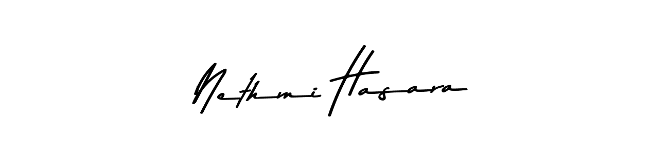 How to make Nethmi Hasara signature? Asem Kandis PERSONAL USE is a professional autograph style. Create handwritten signature for Nethmi Hasara name. Nethmi Hasara signature style 9 images and pictures png