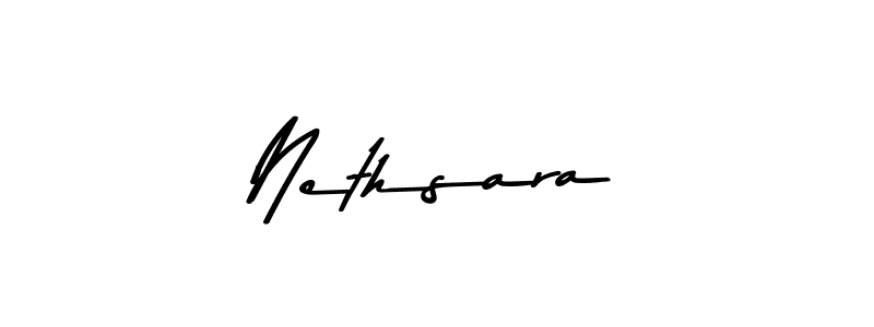 Use a signature maker to create a handwritten signature online. With this signature software, you can design (Asem Kandis PERSONAL USE) your own signature for name Nethsara. Nethsara signature style 9 images and pictures png