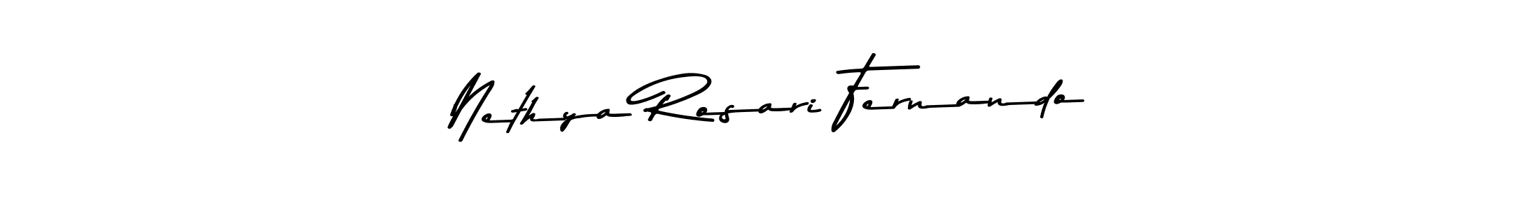 Make a beautiful signature design for name Nethya Rosari Fernando. Use this online signature maker to create a handwritten signature for free. Nethya Rosari Fernando signature style 9 images and pictures png