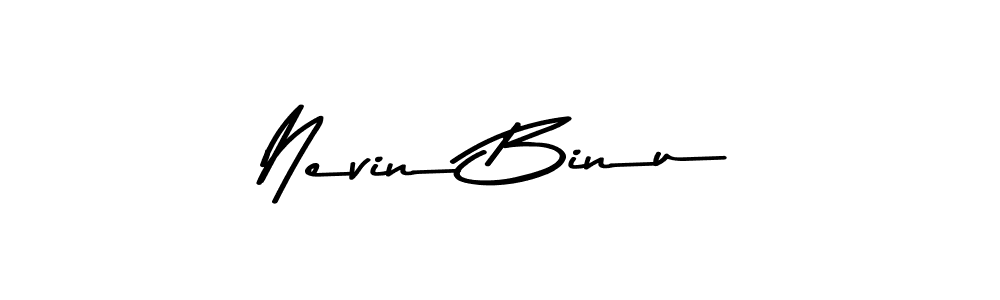 It looks lik you need a new signature style for name Nevin Binu. Design unique handwritten (Asem Kandis PERSONAL USE) signature with our free signature maker in just a few clicks. Nevin Binu signature style 9 images and pictures png