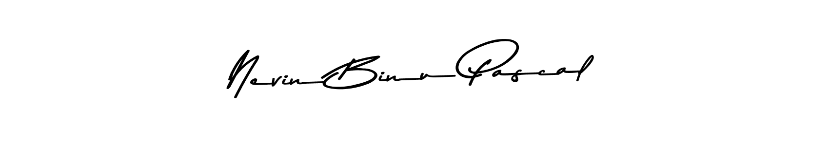 The best way (Asem Kandis PERSONAL USE) to make a short signature is to pick only two or three words in your name. The name Nevin Binu Pascal include a total of six letters. For converting this name. Nevin Binu Pascal signature style 9 images and pictures png