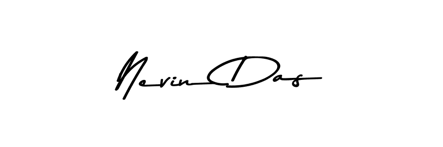 Design your own signature with our free online signature maker. With this signature software, you can create a handwritten (Asem Kandis PERSONAL USE) signature for name Nevin Das. Nevin Das signature style 9 images and pictures png