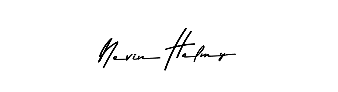 Also You can easily find your signature by using the search form. We will create Nevin Helmy name handwritten signature images for you free of cost using Asem Kandis PERSONAL USE sign style. Nevin Helmy signature style 9 images and pictures png