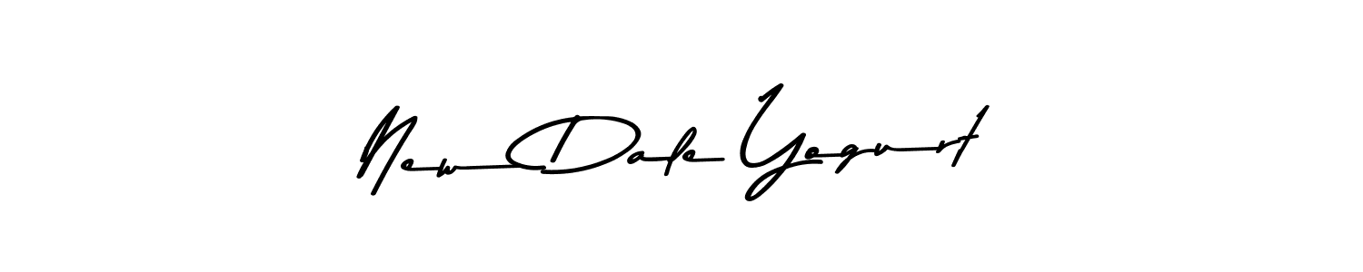 The best way (Asem Kandis PERSONAL USE) to make a short signature is to pick only two or three words in your name. The name New Dale Yogurt include a total of six letters. For converting this name. New Dale Yogurt signature style 9 images and pictures png