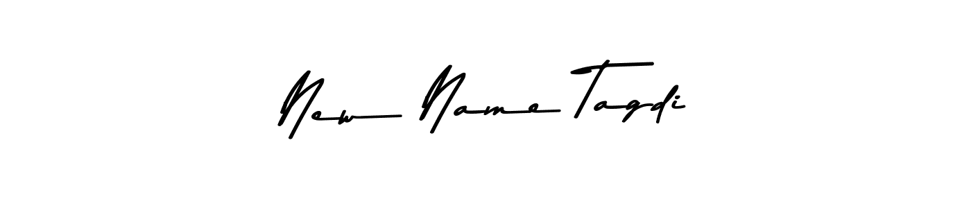 Create a beautiful signature design for name New Name Tagdi. With this signature (Asem Kandis PERSONAL USE) fonts, you can make a handwritten signature for free. New Name Tagdi signature style 9 images and pictures png