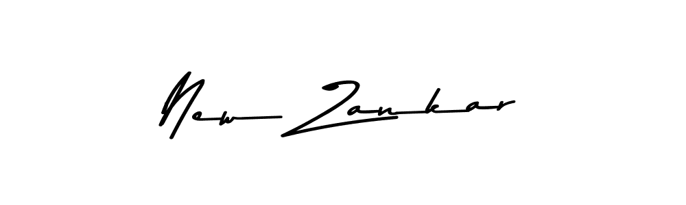 Create a beautiful signature design for name New Zankar. With this signature (Asem Kandis PERSONAL USE) fonts, you can make a handwritten signature for free. New Zankar signature style 9 images and pictures png