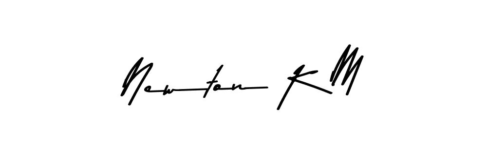 Here are the top 10 professional signature styles for the name Newton K M. These are the best autograph styles you can use for your name. Newton K M signature style 9 images and pictures png