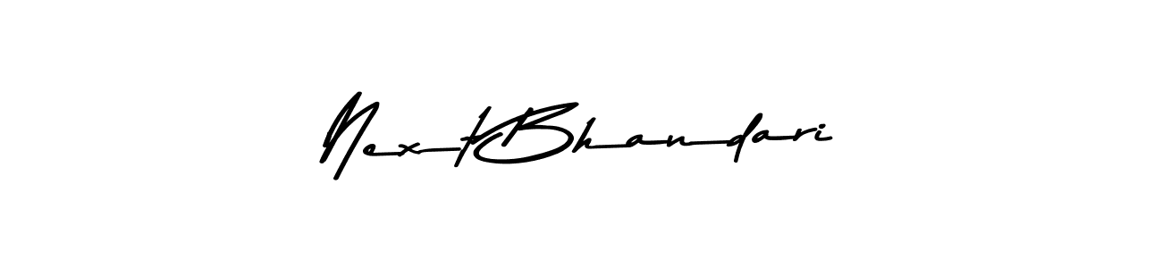 Asem Kandis PERSONAL USE is a professional signature style that is perfect for those who want to add a touch of class to their signature. It is also a great choice for those who want to make their signature more unique. Get Next Bhandari name to fancy signature for free. Next Bhandari signature style 9 images and pictures png
