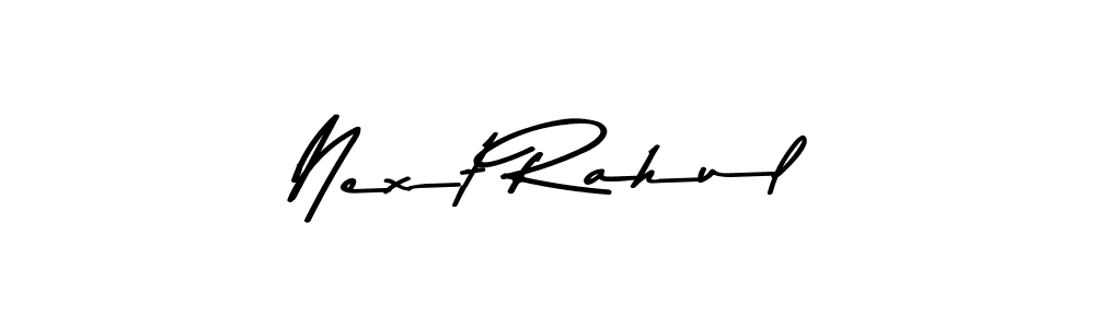 Make a beautiful signature design for name Next Rahul. With this signature (Asem Kandis PERSONAL USE) style, you can create a handwritten signature for free. Next Rahul signature style 9 images and pictures png