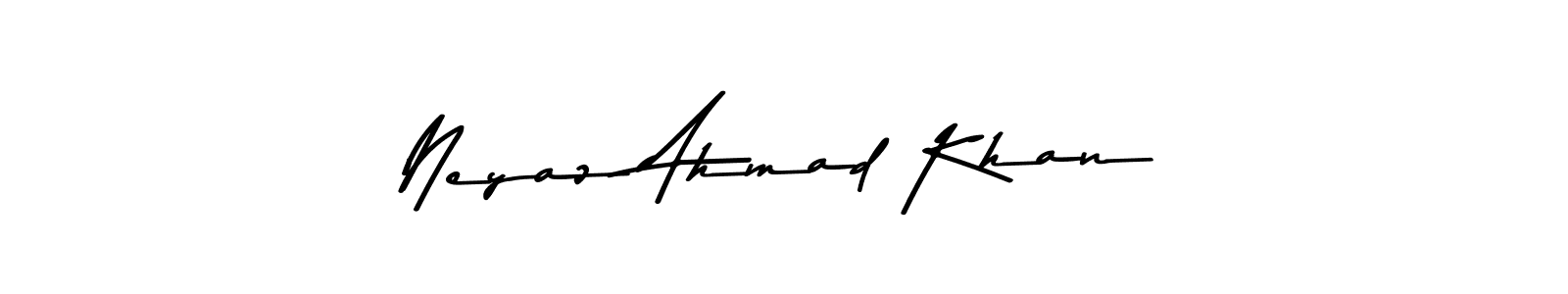 Asem Kandis PERSONAL USE is a professional signature style that is perfect for those who want to add a touch of class to their signature. It is also a great choice for those who want to make their signature more unique. Get Neyaz Ahmad Khan name to fancy signature for free. Neyaz Ahmad Khan signature style 9 images and pictures png