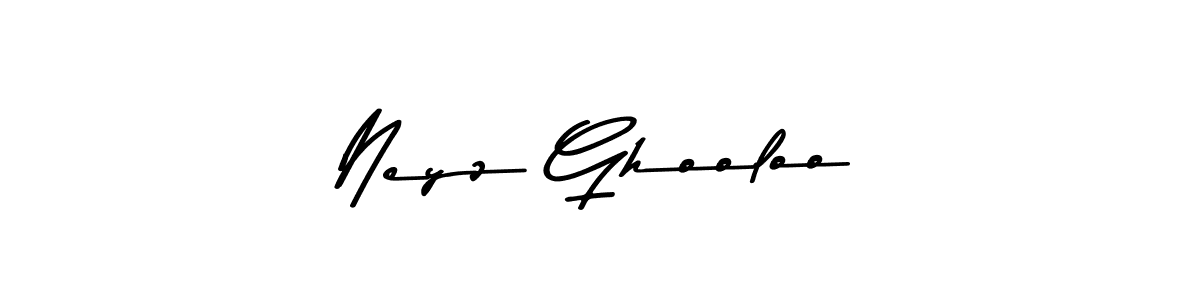 You should practise on your own different ways (Asem Kandis PERSONAL USE) to write your name (Neyz Ghooloo) in signature. don't let someone else do it for you. Neyz Ghooloo signature style 9 images and pictures png