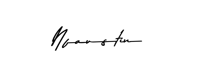 You should practise on your own different ways (Asem Kandis PERSONAL USE) to write your name (Nfaustin) in signature. don't let someone else do it for you. Nfaustin signature style 9 images and pictures png