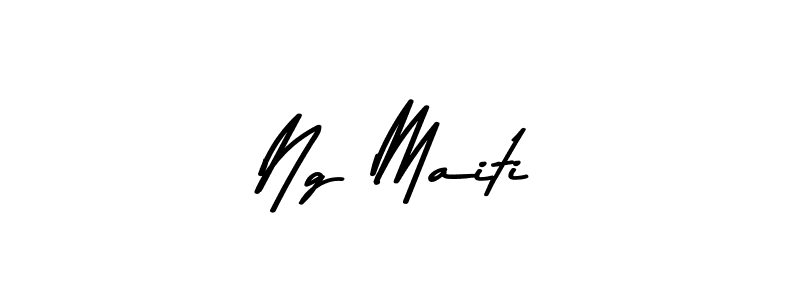 Make a short Ng Maiti signature style. Manage your documents anywhere anytime using Asem Kandis PERSONAL USE. Create and add eSignatures, submit forms, share and send files easily. Ng Maiti signature style 9 images and pictures png