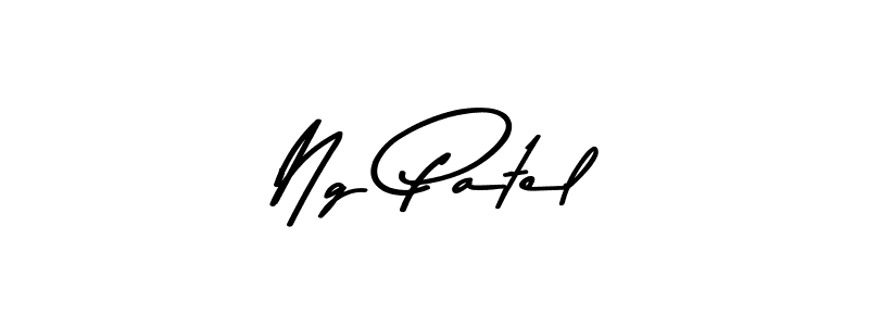Design your own signature with our free online signature maker. With this signature software, you can create a handwritten (Asem Kandis PERSONAL USE) signature for name Ng Patel. Ng Patel signature style 9 images and pictures png