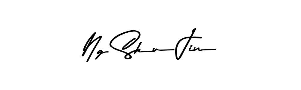 Use a signature maker to create a handwritten signature online. With this signature software, you can design (Asem Kandis PERSONAL USE) your own signature for name Ng Shu Jin. Ng Shu Jin signature style 9 images and pictures png