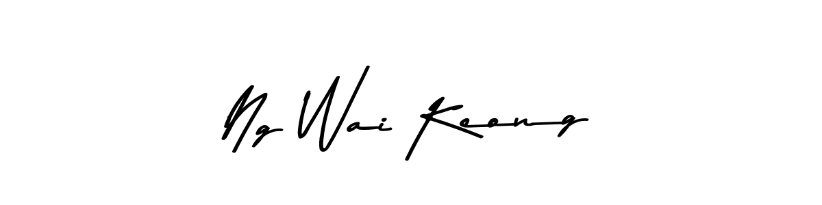 Ng Wai Keong stylish signature style. Best Handwritten Sign (Asem Kandis PERSONAL USE) for my name. Handwritten Signature Collection Ideas for my name Ng Wai Keong. Ng Wai Keong signature style 9 images and pictures png