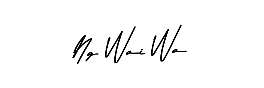 Create a beautiful signature design for name Ng Wai Wa. With this signature (Asem Kandis PERSONAL USE) fonts, you can make a handwritten signature for free. Ng Wai Wa signature style 9 images and pictures png