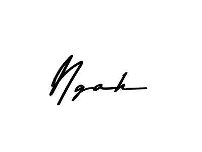 How to make Ngah signature? Asem Kandis PERSONAL USE is a professional autograph style. Create handwritten signature for Ngah name. Ngah signature style 9 images and pictures png