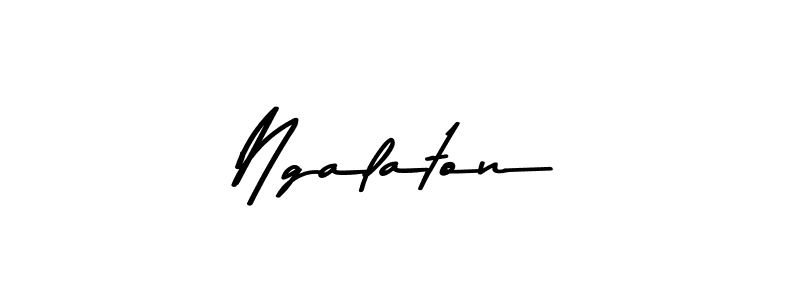 You should practise on your own different ways (Asem Kandis PERSONAL USE) to write your name (Ngalaton) in signature. don't let someone else do it for you. Ngalaton signature style 9 images and pictures png