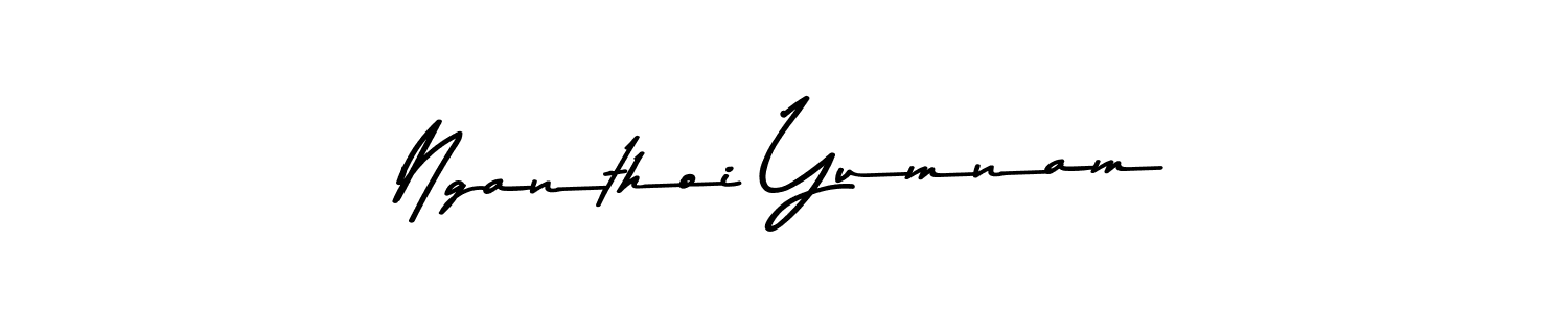 How to make Nganthoi Yumnam signature? Asem Kandis PERSONAL USE is a professional autograph style. Create handwritten signature for Nganthoi Yumnam name. Nganthoi Yumnam signature style 9 images and pictures png