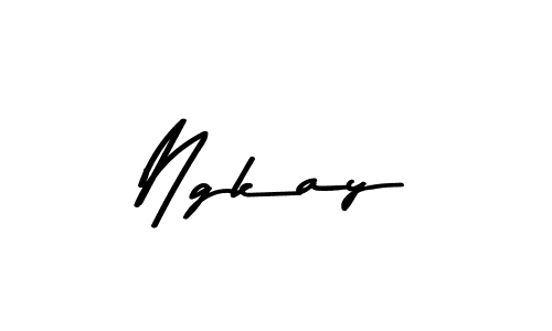 You can use this online signature creator to create a handwritten signature for the name Ngkay. This is the best online autograph maker. Ngkay signature style 9 images and pictures png