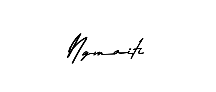 Here are the top 10 professional signature styles for the name Ngmaiti. These are the best autograph styles you can use for your name. Ngmaiti signature style 9 images and pictures png