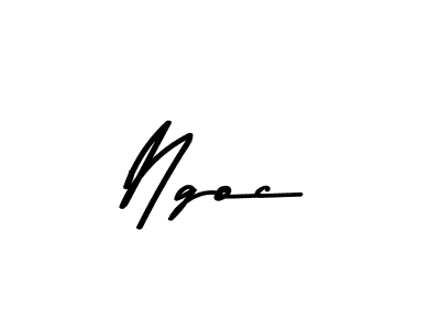 This is the best signature style for the Ngoc name. Also you like these signature font (Asem Kandis PERSONAL USE). Mix name signature. Ngoc signature style 9 images and pictures png