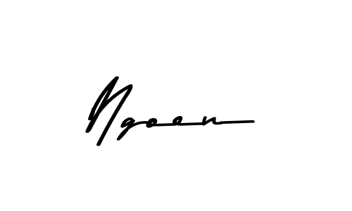 How to make Ngoen signature? Asem Kandis PERSONAL USE is a professional autograph style. Create handwritten signature for Ngoen name. Ngoen signature style 9 images and pictures png