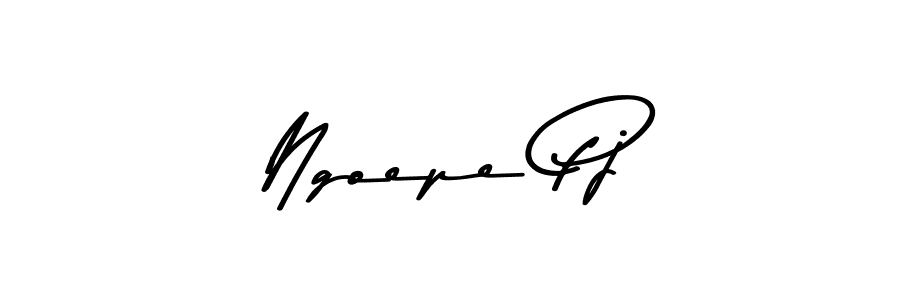 Asem Kandis PERSONAL USE is a professional signature style that is perfect for those who want to add a touch of class to their signature. It is also a great choice for those who want to make their signature more unique. Get Ngoepe Pj name to fancy signature for free. Ngoepe Pj signature style 9 images and pictures png