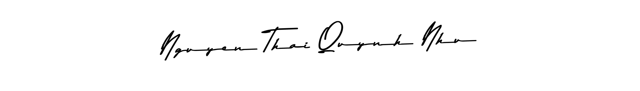 Use a signature maker to create a handwritten signature online. With this signature software, you can design (Asem Kandis PERSONAL USE) your own signature for name Nguyen Thai Quynh Nhu. Nguyen Thai Quynh Nhu signature style 9 images and pictures png