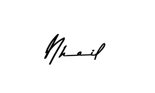 Once you've used our free online signature maker to create your best signature Asem Kandis PERSONAL USE style, it's time to enjoy all of the benefits that Nheil name signing documents. Nheil signature style 9 images and pictures png