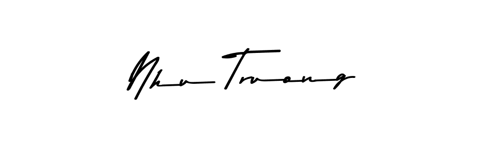 Similarly Asem Kandis PERSONAL USE is the best handwritten signature design. Signature creator online .You can use it as an online autograph creator for name Nhu Truong. Nhu Truong signature style 9 images and pictures png