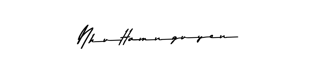 How to Draw Nhuttamnguyen signature style? Asem Kandis PERSONAL USE is a latest design signature styles for name Nhuttamnguyen. Nhuttamnguyen signature style 9 images and pictures png