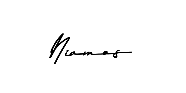 How to make Niamos signature? Asem Kandis PERSONAL USE is a professional autograph style. Create handwritten signature for Niamos name. Niamos signature style 9 images and pictures png