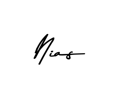 You should practise on your own different ways (Asem Kandis PERSONAL USE) to write your name (Nias) in signature. don't let someone else do it for you. Nias signature style 9 images and pictures png