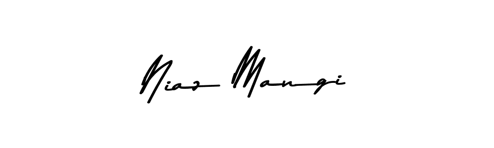 Also You can easily find your signature by using the search form. We will create Niaz Mangi name handwritten signature images for you free of cost using Asem Kandis PERSONAL USE sign style. Niaz Mangi signature style 9 images and pictures png