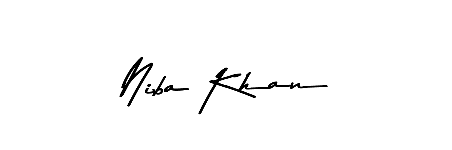 How to make Niba Khan signature? Asem Kandis PERSONAL USE is a professional autograph style. Create handwritten signature for Niba Khan name. Niba Khan signature style 9 images and pictures png