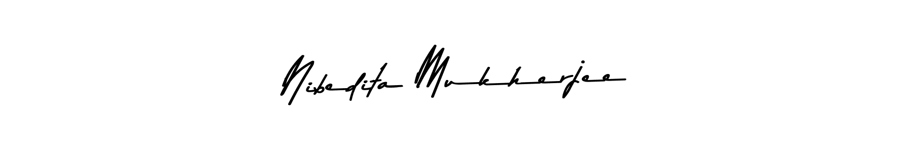 You should practise on your own different ways (Asem Kandis PERSONAL USE) to write your name (Nibedita Mukherjee) in signature. don't let someone else do it for you. Nibedita Mukherjee signature style 9 images and pictures png