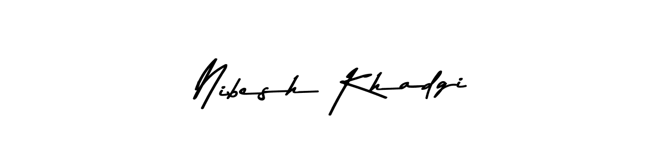 It looks lik you need a new signature style for name Nibesh Khadgi. Design unique handwritten (Asem Kandis PERSONAL USE) signature with our free signature maker in just a few clicks. Nibesh Khadgi signature style 9 images and pictures png