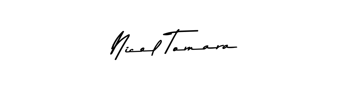 Similarly Asem Kandis PERSONAL USE is the best handwritten signature design. Signature creator online .You can use it as an online autograph creator for name Nicel Tomara. Nicel Tomara signature style 9 images and pictures png