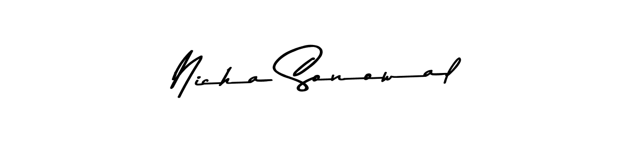 Once you've used our free online signature maker to create your best signature Asem Kandis PERSONAL USE style, it's time to enjoy all of the benefits that Nicha Sonowal name signing documents. Nicha Sonowal signature style 9 images and pictures png