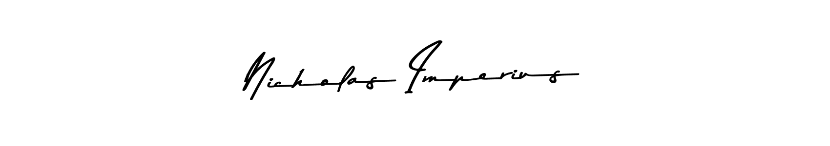 This is the best signature style for the Nicholas Imperius name. Also you like these signature font (Asem Kandis PERSONAL USE). Mix name signature. Nicholas Imperius signature style 9 images and pictures png