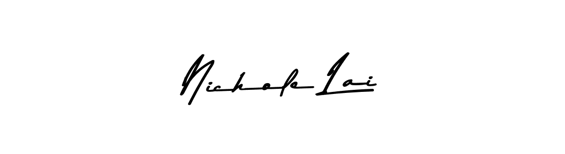 Also You can easily find your signature by using the search form. We will create Nichole Lai name handwritten signature images for you free of cost using Asem Kandis PERSONAL USE sign style. Nichole Lai signature style 9 images and pictures png